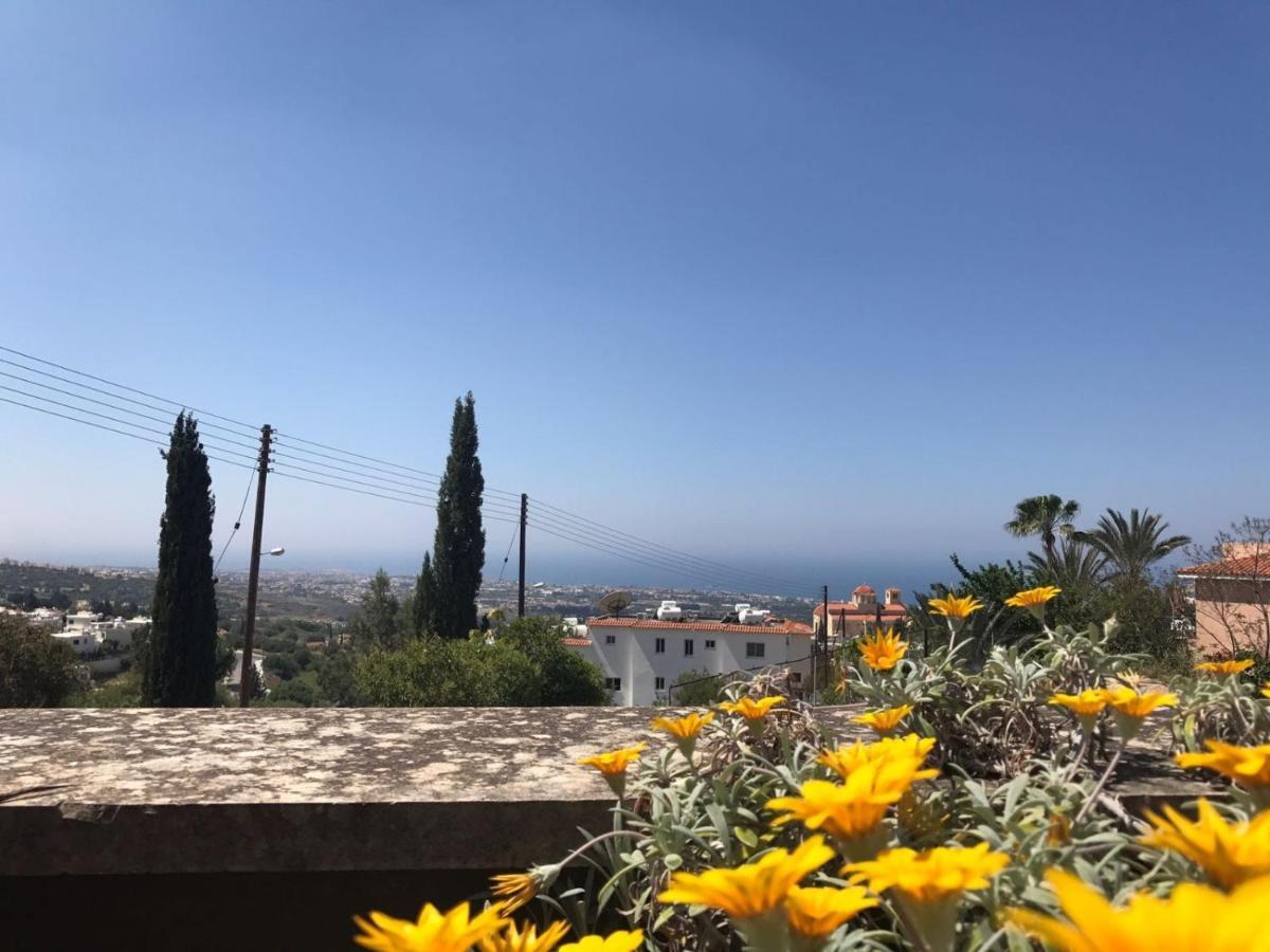 Tala Hills Sea View Apartment Pafos Dış mekan fotoğraf